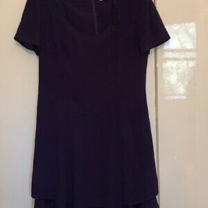 Liz Clairborne Cocktail Dress, Georgette, Plum, Size 8/10
